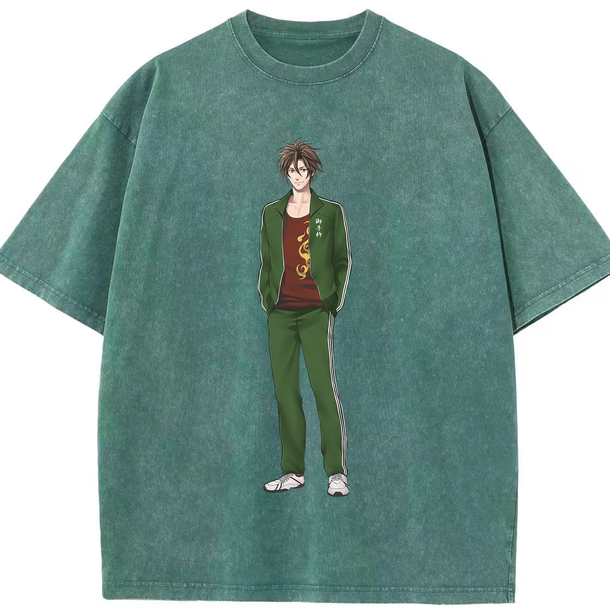 （画像用） 刀剣乱舞 Touken Ranbu 綿100% ヴィンテージ風 半袖Tシャツ（フロントプリント）